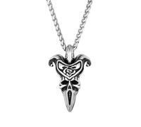 Collar Hombre, Collares para y joyería Personalizada Collares de Calavera de mitología nórdica gótica para Colgante de Esqueleto de Diablo Punk Regalo de joyería de Vikingos Masculinos