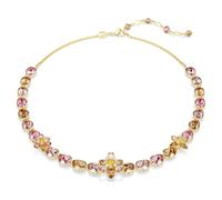 Collar Idyllia, Tallas mixtas, Flor, Multicolor, Baño tono oro OS