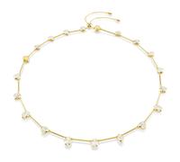 Collar Imber, Cierre magnético, Tallas mixtas, Blanco, Acabado en oro de 18 quilates OS