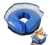 Collar inflable de cono para perro, protector de manga ajustable de secado rápido, cono inflable, para recuperación, lamer el cuello después de la herida de esterilización