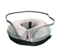 Collar Inflable En Forma De Cono Para Perros,Protector Ajustable En Forma De Círculo Y Almohada | Rosquilla para Perros,Para la Recuperación Postoperatoria la Prevención de Lamer Heridas y el Cuello d
