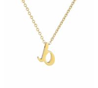 Collar inicial para mujeres y niñas, 1 collar inicial lleno de oro, collar inicial de oro delicado, collar colgante minúsculo AZ collar letra inicial linda joyería expositor soporte joyería joyería