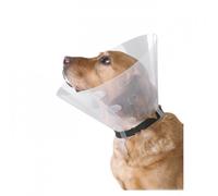 Collar isabelino Buster Clic transparente para perros - Mediciones: 10 cm