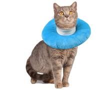 Collar Isabelino Gatos, Campana para Gatos Collar Recuperación para No Rascarse Campanas -Collar Isabelino Cómodo(Azul, M)