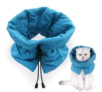 Collar Isabelino Gatos, Collar Isabelino Antilamida, Collar Suave Ajustable Antilamida para Gato, Collar Isabelino, Evita Que El Gato Lama Las Heridas, Collar De Recuperación Postoperatoria (S)
