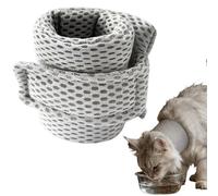 Collar isabelino - ligero y transparente, diseño repelente al agua, antideslizante y flexible | Rendimiento a prueba de mordeduras para infecciones de la piel, puntos calientes y lesiones