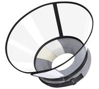 Collar Isabelino Perro Grande y Pequeño, Alternativa al Collar Isabelino Inflable, Campana Perro con Núcleo de Espuma, Ajustable Collarin Perros para No Lamerse, Cono Perros (Gris, Size 6)