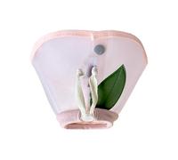 Collar Isabelino Perro - Prevención De Arañazos con Cordón Ajustable,Collar Cono De Malla Transpirable para Gatos | Mascotas Pequeñas Medianas Grandes Cachorros Interior Exterior Jardín Paseo