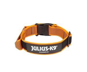 Collar JULIUS-K9 con Asa de Agarre Naranja para Perros 49-70 cm/5 cm