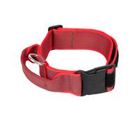 Collar JULIUS-K9 con Asa de Agarre Rojo para Perros 49-70 cm/5 cm