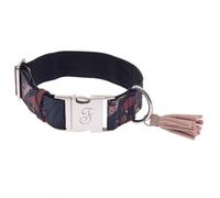 Collar Kami floral burdeos para perros - Ferribiella - Tamaño: S