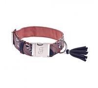 Collar Kami rosa floral para perro - Ferribiella - Tamaño: L