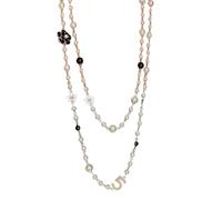 Collar Largo De Perlas - Cadena De Suéteres Sugerente, Accesorio De Personalidad, Joyas De Perlas Otoñales De Invierno | Impacto Visual Sofisticado Con El Mínimo Esfuerzo Durante El Uso Quotid