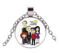 Collar largo How I Met Your Mother Yellow Umbrella Blue French Horn HIMYM Photo Glass Dome Collar serie TV, 1