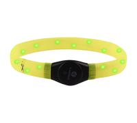 Collar LED Flamingo Visio Light Jumbo Amarillo, 35-64cm, Resistente Al Agua
