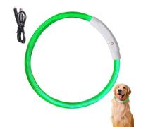 Collar LED para perro - Collar iluminante seguro, visible por la noche | Collar ajustable LED, accesorio de seguridad para pasear, animales de compañía, perro, visible desde lejos
