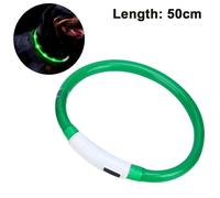 Collar LED para perros, recargable por USB, luminoso para la seguridad nocturna, collar moderno con luz para perros pequeños, medianos y gra