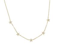 Collar Lindo del Encanto del Gargantilla de la Estrella de la Plata esterlina 925 con la joyería de Moda de Las Mujeres pequeñas