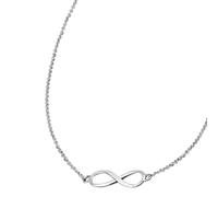 LOTUS SILVER Collar Mujer Plata de Ley 925 - Colgante de Infinito - Sofisticado Collar con Acabado Refinado LP1224-1/2 - Collares Mujer - Regalo de Cumpleaños, Aniversario, San Valentín, Madre y más