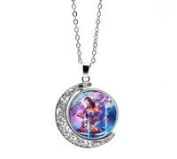 Collar Luminoso Con Colgante Del Zodiaco Doble Cara Luna Giratoria 12 Constelaciones Horóscopo Delicados Collares Brillantes Para Hombres Y Mujeres Joyería De Cumpleaños Regalo De Pareja Acuario