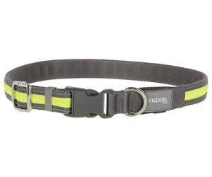Collar luminoso KERBL con luz y reflejo amarillo 35-50cm
