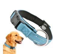 Collar magnético para perro, nailon con forro impermeable, collar LED para perro, collares básicos reflectantes ajustables para perros, collar magnético reflectante de seguridad para paseos diarios