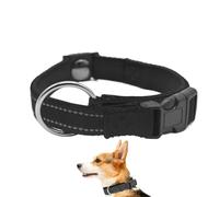 Collar magnético para perros - Collar reflectante y acolchado con tejido de doble capa, cordón ajustable de nailon impermeable con hebilla magnética, ideal para perros mayores, paseos no
