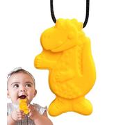 Collar Masticar - Silicona 6.2x4 Cm | Colgante De Dinosaurio | Collar Masticable | Joyería Sensorial Para Masticar Para Estimulación, Del Estrés, Soporte De Enfoque, Autismo, TDAH, Necesid