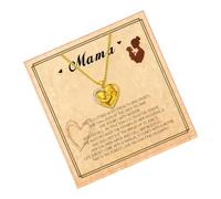 Collar maternal: chapado en oro de anticipación, colgante de paternidad fresca, acento de joyería elegante, reliquia de memoria emocional, decorativo refinado, símbolo de amor significa