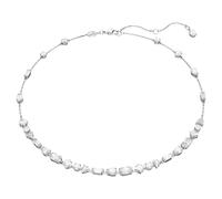 Collar Mesmera, Tallas mixtas, Diseño distribuido, Blanco, Baño de rodio OS
