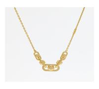 Collar Michael Kors Astor Link chapado en oro de plata de ley