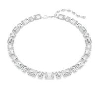 Swarovski Collar Tennis Millenia, Talla octogonal, Blanco, Baño de rodio