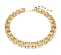 Collar Millenia, Talla octogonal, Caramelo, Acabado en oro de 18 quilates OS