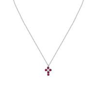 Collar Morellato Tesori - Cruz De Circonitas Rojas (SAIW215)