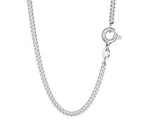 Collar NKlaus 60cm de cadena de rizo redonda de plata de ley 925 ancho del collar: 1,7mm 6855