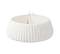 Collar para árbol de Navidad, falda de árbol de Navidad de 72 cm, collar de fibra acrílica, diseño rústico bohemio con tela de felpa suave que protege el soporte y mejora la decoración del hogar para