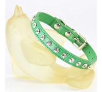 Collar para Cachorros de Perro con Cristales Brillantes y Diamantes de imitación de Cuero sintético, Collar para Cachorros y Gatos, Correa para el Cuello, Productos para Mascotas con Personalidad, co