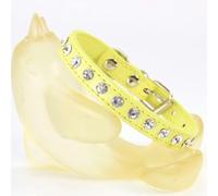 Collar para Cachorros de Perro con Cristales Brillantes y Diamantes de imitación de Cuero sintético, Collar para Cachorros y Gatos, Correa para el Cuello, Productos para Mascotas con Personalidad, co