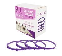 Collar para gato - Collar de feromonas para gatos, cuello tranquilo para gatitos Pacify | 4 unidades de contratación de perros, ingredientes naturales satisfacen el cuello de gatito, efecto calmante