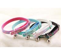 Collar para Gato Luxury con Cascabel 1 x 30 cm - Gris