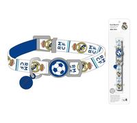 Collar para Gato Real Madrid Oficial Talla Única Ajustable | Accesorio Deportivo, Resistente y Elegante para Gatos Fans del Madrid