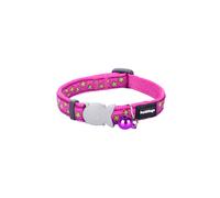 Collar para Gato Red Dingo Stars Lime on Hot 20-32 cm Rosa