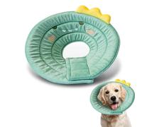 Collar para gatos estilo dinosaurio, protección cómoda y ajustable después de cirugía o lesión, ligera y resistente, diseño en forma de dinosaurios, evita que el gato se lame, fácil