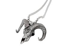 Collar para hombre, accesorios de moda, retro, gótico, cabeza de cabra, punk, egipcio, cruz, collar con personalidad, regalo