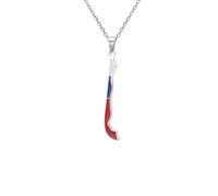 Collar para hombre para mujer, esmalte con colgante de bandera de mapa de Chile para mujeres y hombres, encanto Re blic de Patri ic chileno, regalos de joyería