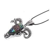 Collar para Hombre, Pulsera con Colgante De Cabeza De Toro De Metal, Brazalete con Dijes, Collar, Amuleto, Pulseras con Dijes, Colgantes para Llaves, Joyería Vintage, Decoración Vintage, Concha De