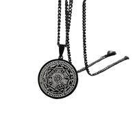 Collar para hombre, siete arcángeles, sello talismán, ángel, colgante mágico, collar oculto