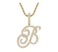 Collar para Hombres Cadena de lúpulo Capital Catava Costilización Costilla de Joya de Joyas Collar de Cartas de la Cadena de Diamantes de la Cadena