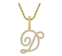 Collar para Hombres Cadena de lúpulo Capital Catava Costilización Costilla de Joya de Joyas Collar de Cartas de la Cadena de Diamantes de la Cadena