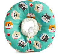 Collar para Mascotas Estampado de algodón Suave, Collar de protección de Cuello Ajustable para Perros y Gatos, 5 L